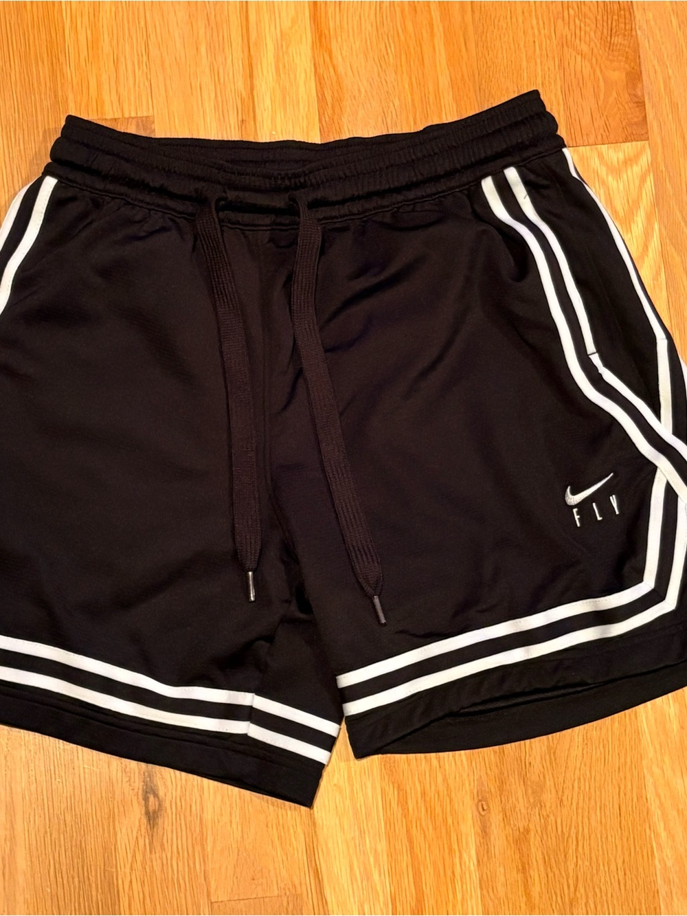 Nike FLY Mesh Basketball Shorts with White Trim